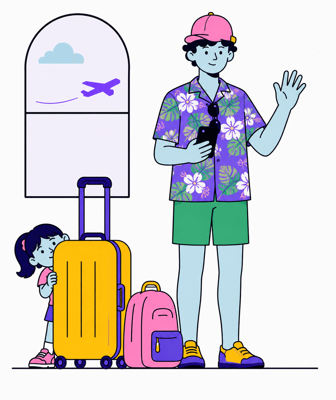 Illustration: An Online Doctor for Your Child — While you are away.