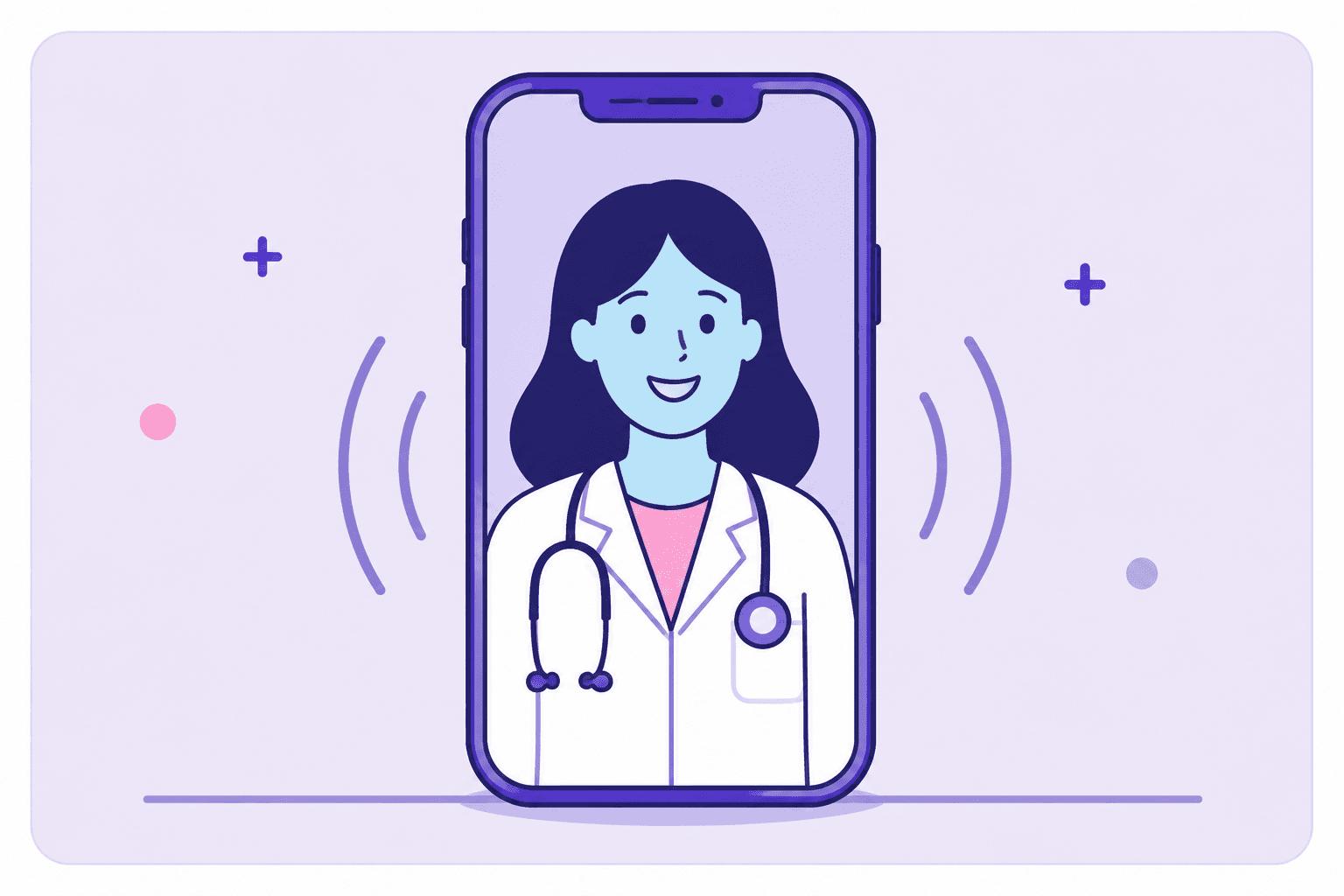 Illustration: Speak to a Doctor About a UTI in France — Online, in English.